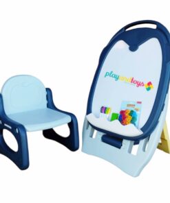 PIZARRA Y SILLA PINGÜI AZUL