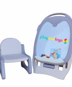 PIZARRA Y SILLA PINGÜI LILA