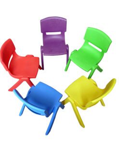 SILLA INFANTIL PLASTICA PURPURA