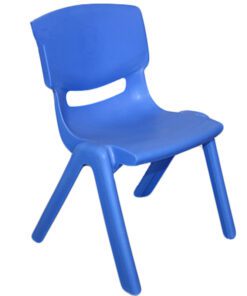 SILLA INFANTIL PLASTICA AZUL