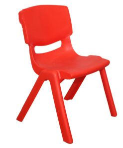 SILLA INFANTIL PLASTICA ROJA