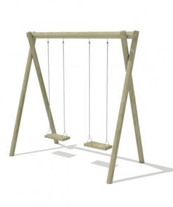 Columpio Madera Doble