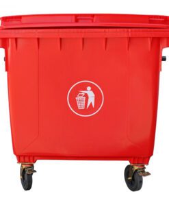 Contenedor de Basura 1100 Lt Rojo