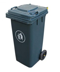 Contenedor de Basura 120 Lt Gris
