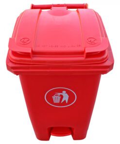 Contenedor de Basura 60 Lt Rojo