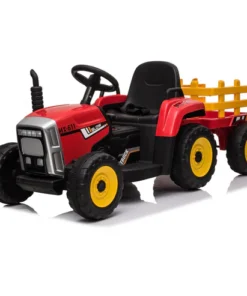 tractor infantil rojo